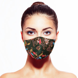 Batik Mask - Green - Maskela