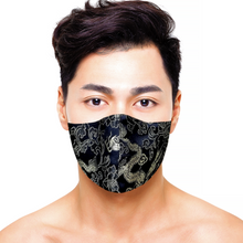 Load image into Gallery viewer, Dragon Mask - Black - Maskela

