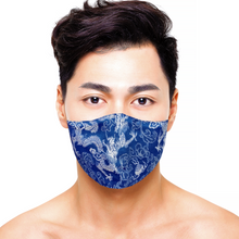 Load image into Gallery viewer, Dragon Mask - Navy - Maskela