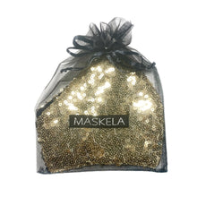 Load image into Gallery viewer, Sequin Mask - Shiny Gold - Maskela