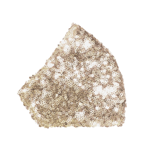 Load image into Gallery viewer, Sequin Mask - Shiny Gold - Maskela