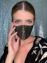 Load image into Gallery viewer, Royal Mask - Black/Gold - Maskela