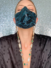 Load image into Gallery viewer, Isabella Mask Chain - Emerald - Maskela
