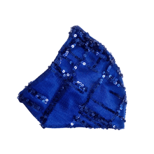Load image into Gallery viewer, Sequin Mask - Abstract Navy - Maskela