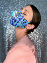 Load image into Gallery viewer, Peacock Mask - Blue - Maskela
