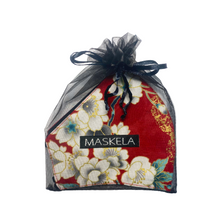 Load image into Gallery viewer, Floral Mask - Red - Maskela