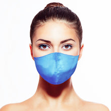 Load image into Gallery viewer, Silk Mask w/Crystal - Azure - Maskela