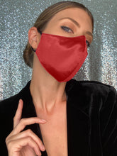 Load image into Gallery viewer, Satin Mask - Ruby - Maskela