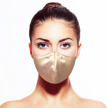 Load image into Gallery viewer, Satin Mask - Champagne - Maskela