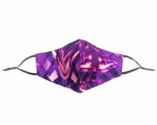 Load image into Gallery viewer, Tropical Sunset Silk Mask - Purple - Maskela