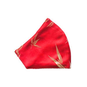 Bamboo Mask - Red - Maskela