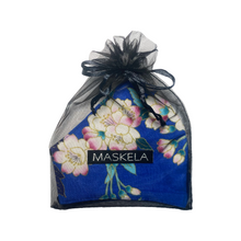 Load image into Gallery viewer, Floral Mask - Blue - Maskela
