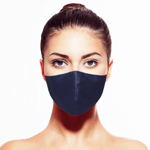 Silk Mask w/Crystal - Navy - Maskela