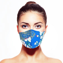 Load image into Gallery viewer, Floral Mask - Blue - Maskela
