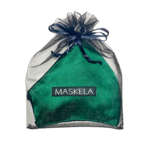 Satin Mask - Emerald - Maskela