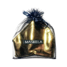 Load image into Gallery viewer, Metallic Mask - Gold - Maskela
