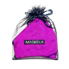 Load image into Gallery viewer, Thai Silk Mask - Iridescent Magenta - Maskela
