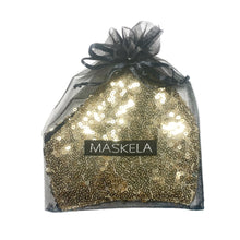 Load image into Gallery viewer, Sequin Mask - Shiny Gold - Maskela
