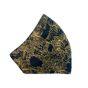 Lace Mask - Gold/Black - Maskela