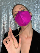 Load image into Gallery viewer, Iridescent Silk Mask - Magenta - Maskela
