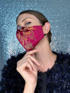 Empress Mask - Burgundy - Maskela