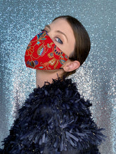 Load image into Gallery viewer, Batik Mask - Red - Maskela

