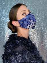 Load image into Gallery viewer, Dragon Mask - Navy - Maskela
