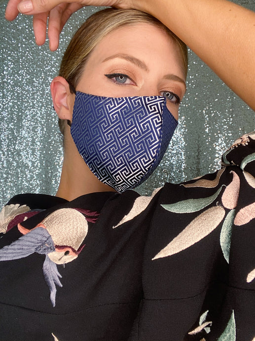 Royal Mask - Navy/Silver - Maskela