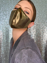 Load image into Gallery viewer, Metallic Mask - Gold - Maskela
