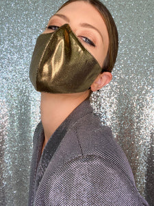 Metallic Mask - Gold - Maskela