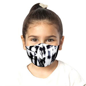 Kids Abstract Mask - Black - Maskela