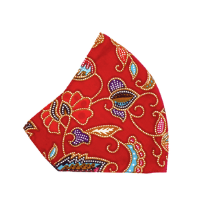 Batik Mask - Red - Maskela