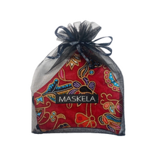 Load image into Gallery viewer, Batik Mask - Red - Maskela
