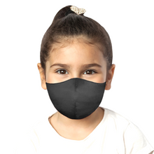 Load image into Gallery viewer, Kids Satin Mask - Matte Black - Maskela
