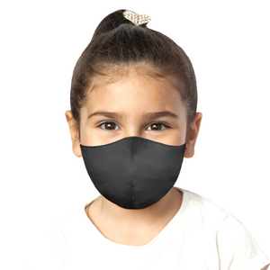 Kids Satin Mask - Matte Black - Maskela