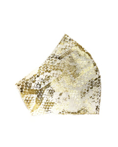 Snakeskin mask - Gold - Maskela