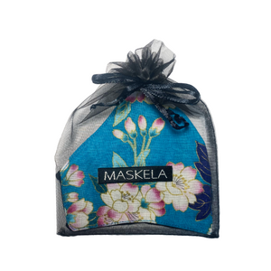 Floral Mask - Turquoise - Maskela