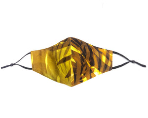 Tropical Sunrise Silk Mask - Yellow - Maskela