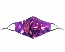 Load image into Gallery viewer, Tropical Sunset Silk Mask - Purple - Maskela
