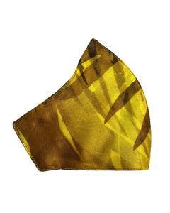 Tropical Sunrise Silk Mask - Yellow - Maskela